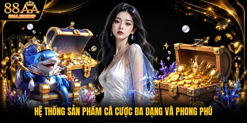 Hệ thống sản phẩm cá cược đa dạng và phong phú
