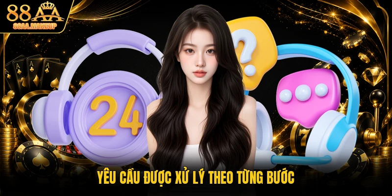 Yêu cầu được xử lý theo từng bước